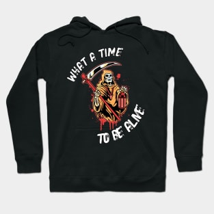 What A Time To Be Alive, Funny Halloween Party,Happy Halloween Day,Funny Spooky Vibes, Funny Pumpkin Gift Hoodie